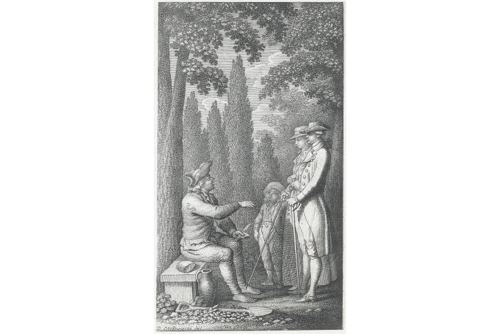 Chodowiecki, zdraví, mědiryt, 1783