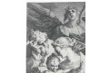 Svatá rodina, Spranger - H. Müller, mědiryt, 1590