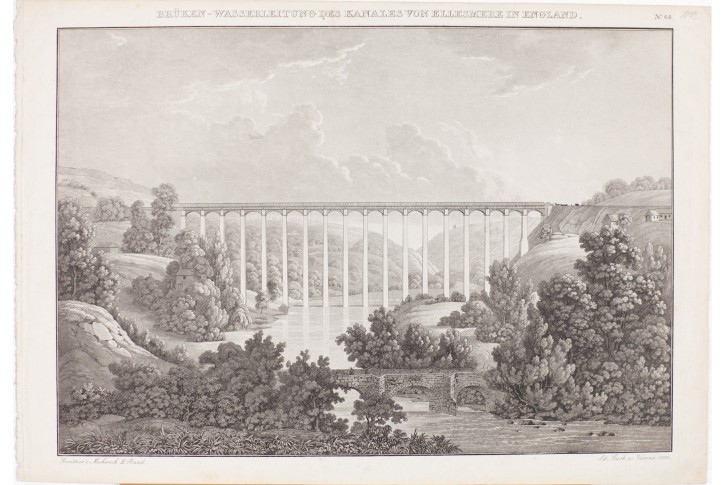 Ellesmere Anglie , E. Gurk,  akvatita, 1832