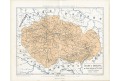 Tři historické mapy k dějinám českým, Pha, 1885