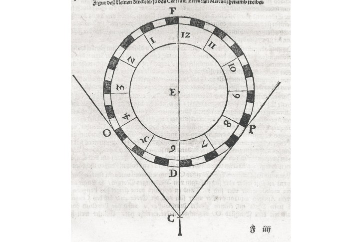 Merkur Eccentrici, Rauw, dřevořez, 1598