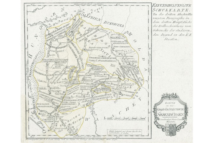 Reilly .: Siebenburgen, mědiryt 1792