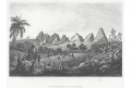 Meroe Sudan, Meyer, oceloryt, 1850