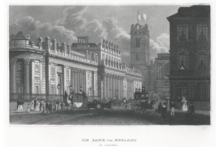 London Bank of England, Meyer, oceloryt, 1850