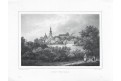 Lysá nad Labem, Semmler, litografie, 1845
