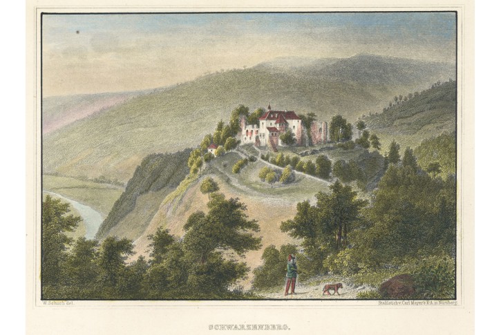 Schwarzenberg, Mayer, kolor. oceloryt, 1872