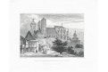 Kolín sv. Bartoloměj, Lange, oceloryt, 1842