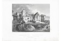 Žatec, Mikovec, oceloryt 1860