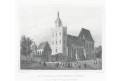 Olomouc sv. Václava, Lange, oceloryt, 1848