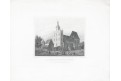 Olomouc sv. Václava, Lange, oceloryt, 1848