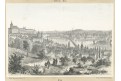 Praha, Spammer, xylografie, 1870