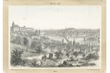 Praha, Spammer, xylografie, 1870