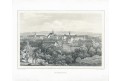 Jaroměř, Semmler, litografie, 1845