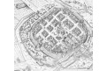 Plzeň obléhání 1618, Hruška, litografie, 1869