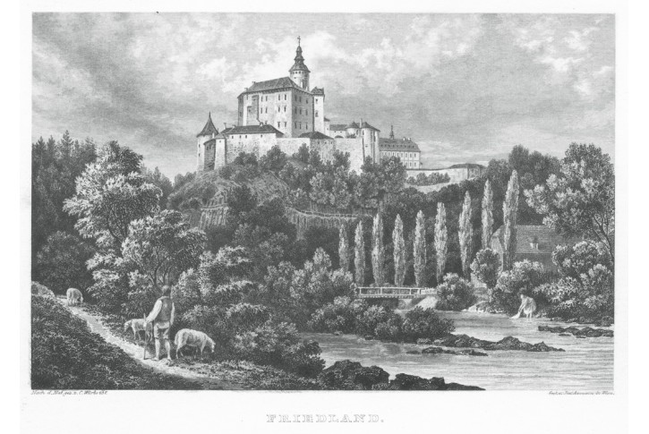 Frýdlant, Gerle, oceloryt, 1842