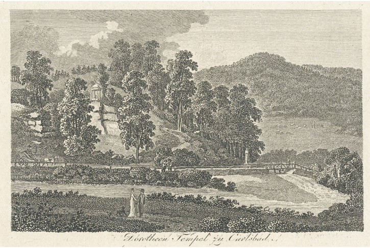 Karlovy Vary, Dorotheen, mědiryt, (1820)