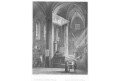 Praha židovská škola, Mikovec, oceloryt 1860