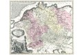 Seutter, Vodstvo Germania - Čechy, mědiryt, 1740