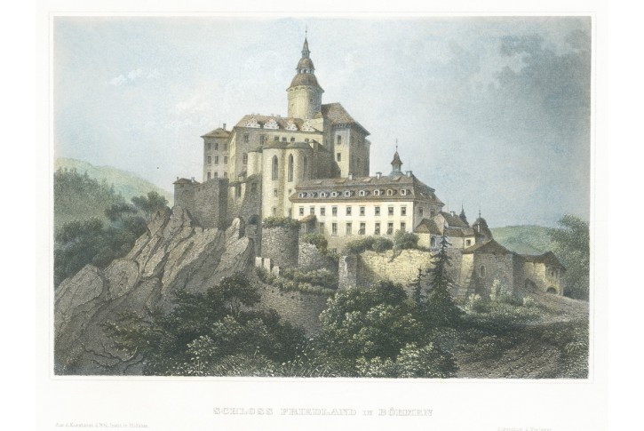 Frýdlant, Meyer, kolor. oceloryt, 1850