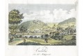 Karlovy Vary, Gerle, kolor. mědiryt, 1823