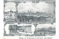 Kroměříž a Olomouc, Medau,litografie, 1849