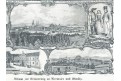 Kroměříž a Olomouc, Medau,litografie, 1849