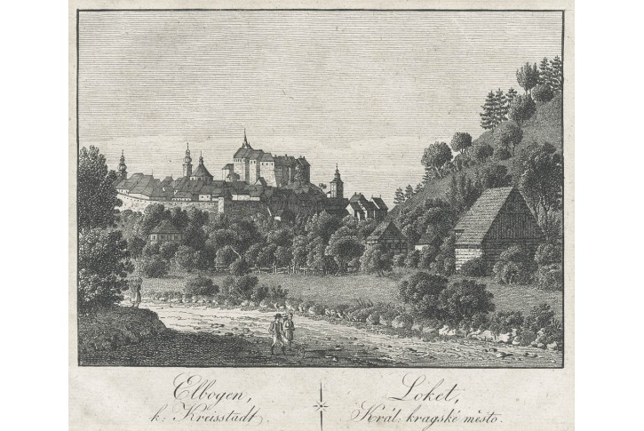 Loket, Hyllos, mědiryt , 1820