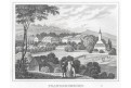 Praha , Schmidl, oceloryt, 1843