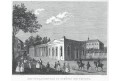 Teplice Hadí pramen, Medau, litografie, 1839