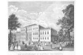 Teplice Sirný pramen, Medau, litografie, 1839