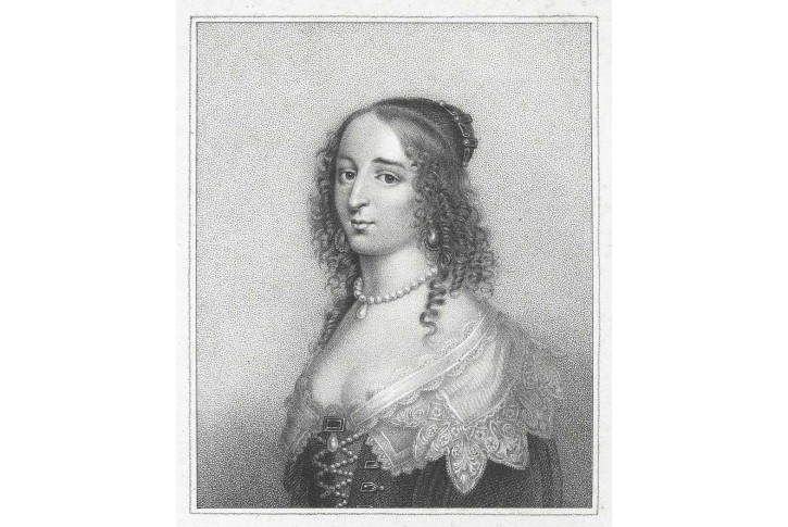 Alžběta Falcká, Woodburn,  mědiryt, 1816