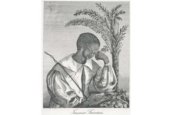 Toussaint Louverture, Medau, litografie, (1840)