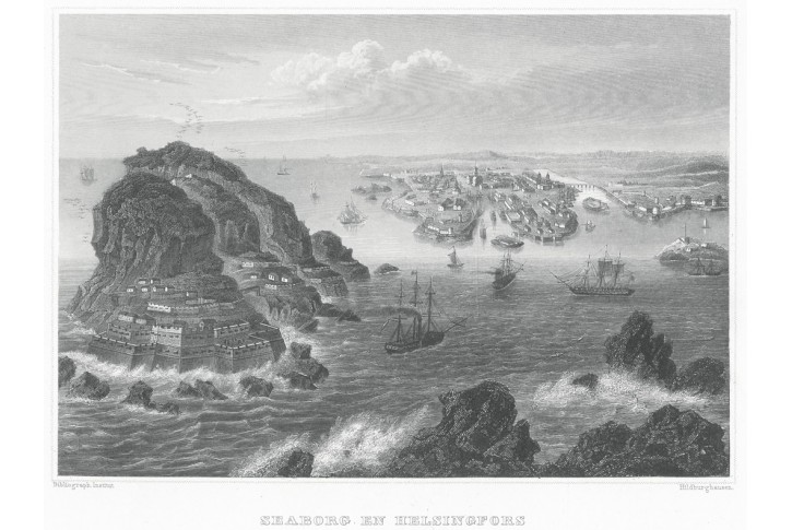 Helsinky, Meyer, oceloryt, 1850
