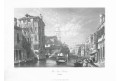 Venezia San Trovaso, Payne, oceloryt 1860