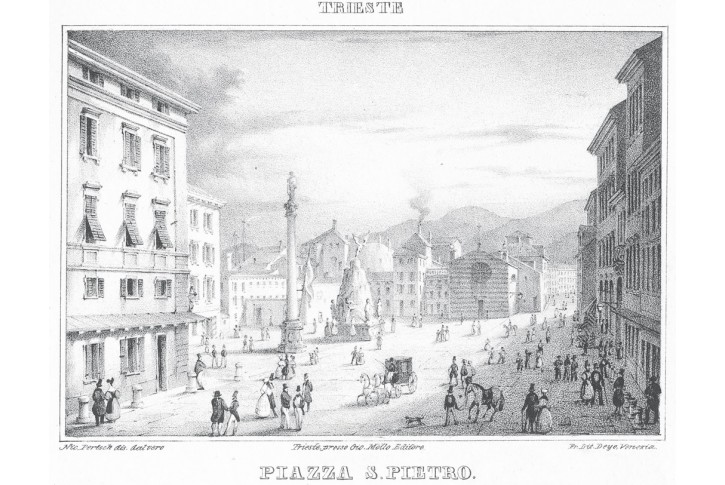 Trieste S. Pietro, litografie, (1830)
