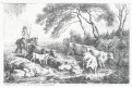 Dobytek brod, Howit,  mědiryt, 1792