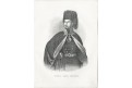 Abdul Medschid sultan, Medau  litografie , (1840)