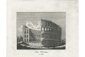 Roma Colosseo, Medau, mědiryt , 1829