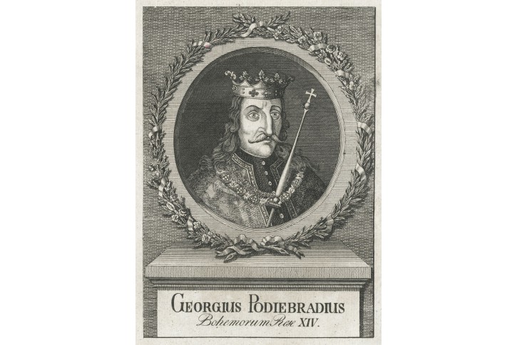 Jiří z Poděbrad, mědiryt, (1800)
