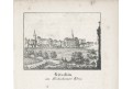 Jičín, Rainold, litografie, 1835