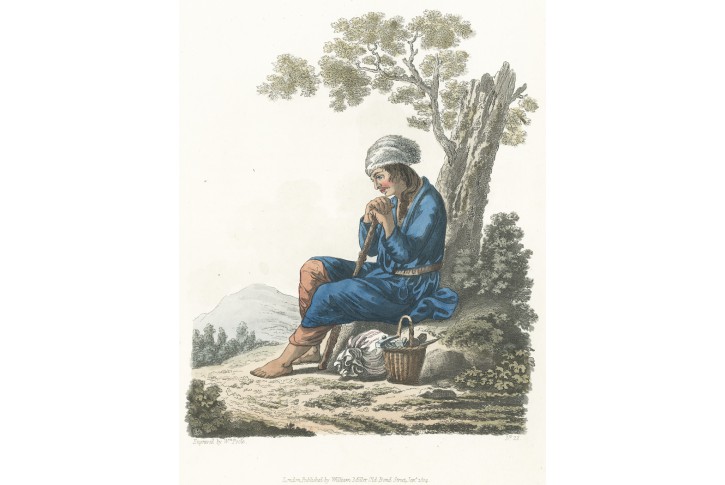 Čechy kroj poddaný, Moleville, akvatinta, 1804