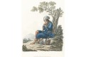 Čechy kroj poddaný, Moleville, akvatinta, 1804