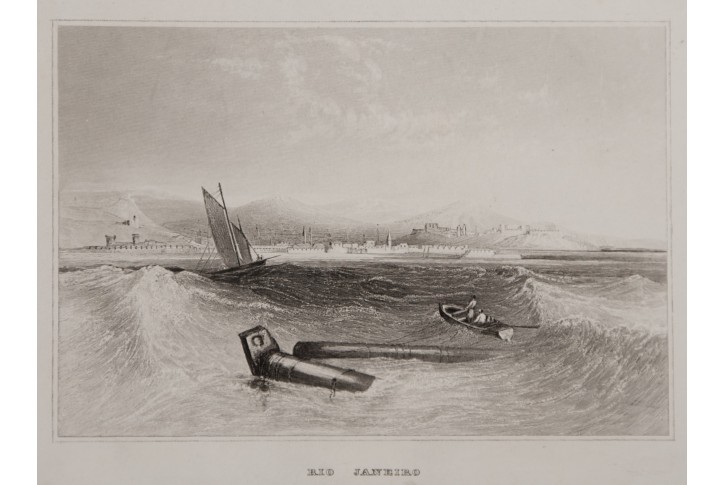 Rio Janeiro,Meyer, oceloryt, 1850
