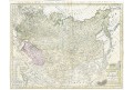 Homann Erben : Russische Reich, mědiryt, 1786