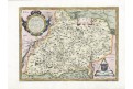 Ortelius A. : Moraviae, mědiryt, 1579