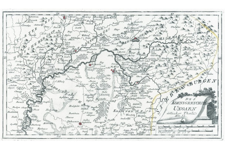 Reilly .: Ungarn ost, mědiryt 1791
