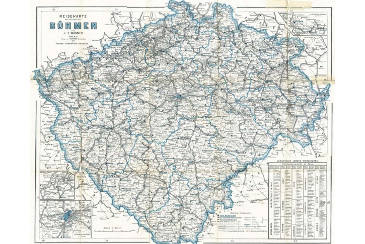 Böhmen, Wagner, litografie, 1900