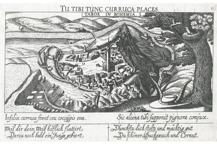 Tábor, Meissner, mědiryt, 1678
