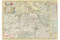 Schreiber : Praha okolí, kolor. mědiryt, 1740