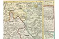 Schreiber : Praha okolí, kolor. mědiryt, 1740